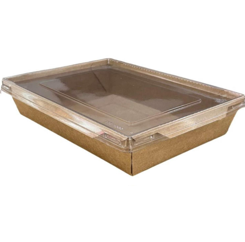 Yemek Kutusu Kraft 2100ml Kap+Kapak 300adet